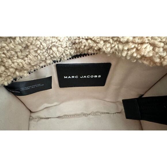 Marc Jacobs Teddy Shearling Small Traveller Tote - Beige - Picture 2 of 5